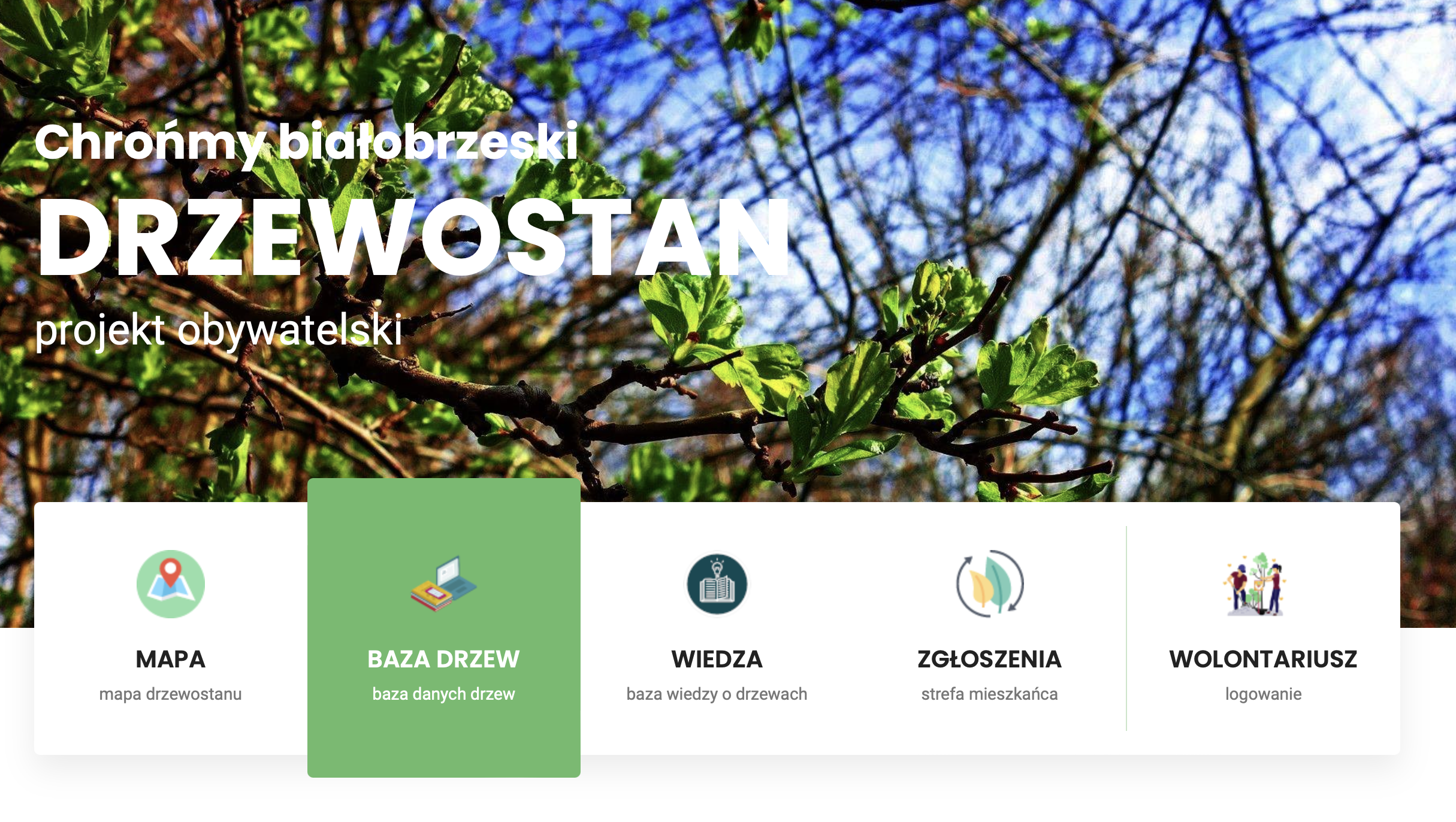 Instrukcja aplikacji Białobrzeskie Drzewa